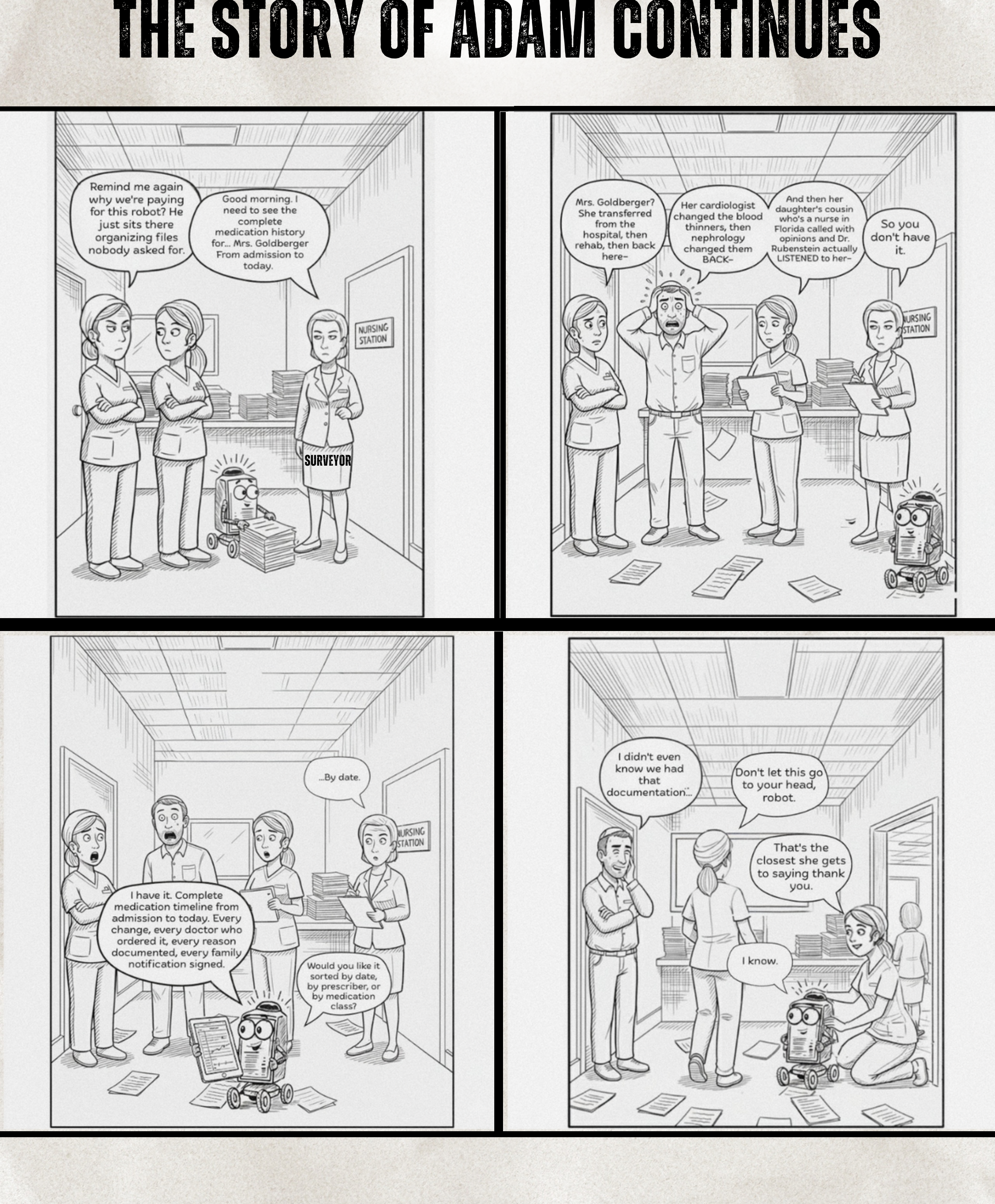 Story of adam , 4panel